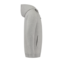 Tricorp Sweatjacke Kapuze 60°C grau meliert