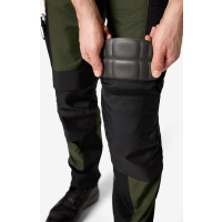 FHB LEO Stretch-Arbeitshose oliv-schwarz Gr. 44