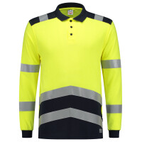 Poloshirt Multinorm Bicolor Yellowink