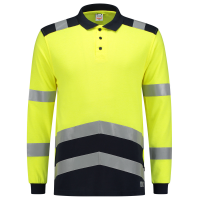 Poloshirt Multinorm Bicolor Yellowink